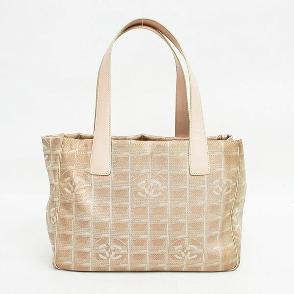 CHANEL Tote Bag Handbag Pink Glitter